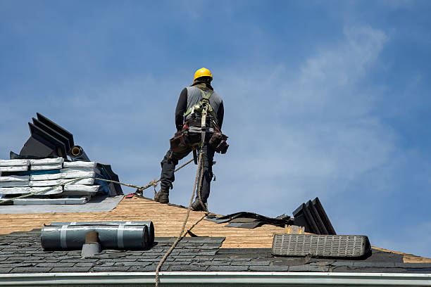 Professional Flat Roof Repair technician working in Blockton, IA
